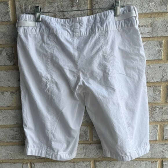 Nike Sportswear White 100% Cotton Shorts Women's Size S (4-6). - Picture 2 of 6